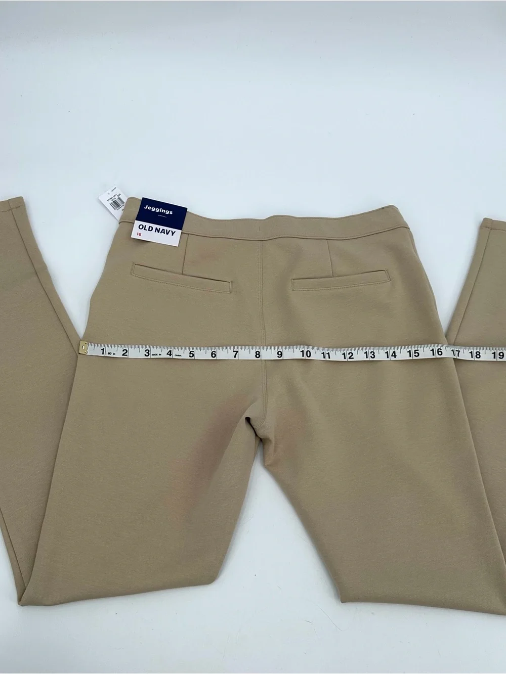 Old Navy Uniform Pants Girls 16 Beige Tan Jeggings Stretch School Clothes NWT